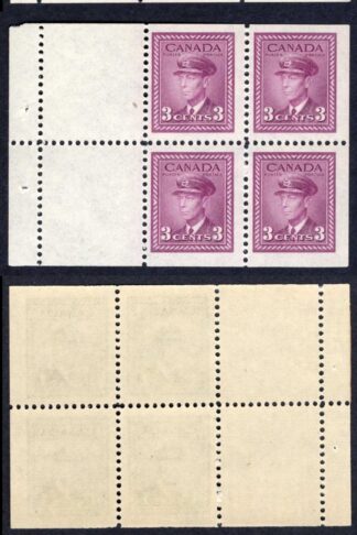 Canada SG375a/78a Set of Booklet panes of 4 SUPERB U/M Cat 90 pounds