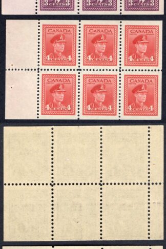 Canada SG375b/80a Set of Booklet panes of 6 SUPERB U/M Cat 60.50 pounds