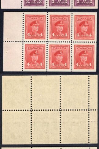 Canada SG375b/80a Set of Booklet panes of 6 SUPERB U/M Cat 60.50 pounds