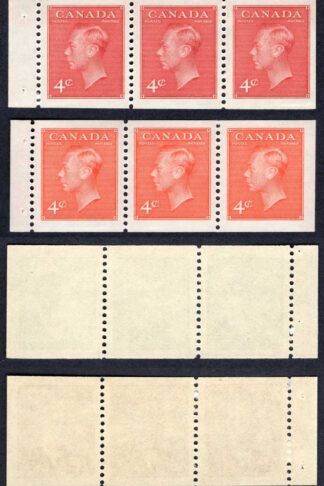 Canada SG422ba/23ca Imperf x 12 Booklet panes set SUPERB U/M Cat 107 pounds