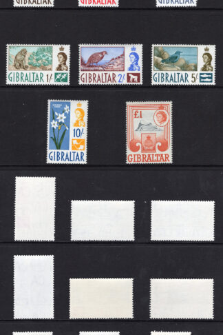 Gibraltar SG160/73 1960 Set of 14 SUPERB U/M Cat 85 pounds