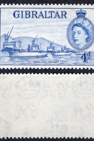 Gibraltar SG151a 4d Blue SUPERB U/M Cat 30 pounds