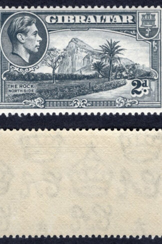 Gibraltar SG124a 2d Perf 14.5 SUPERB U/M Cat 7.50 pounds