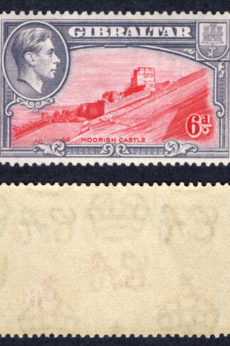 Gibraltar SG126 6d perf 13.5 SUPERB U/M Cat 50 pounds