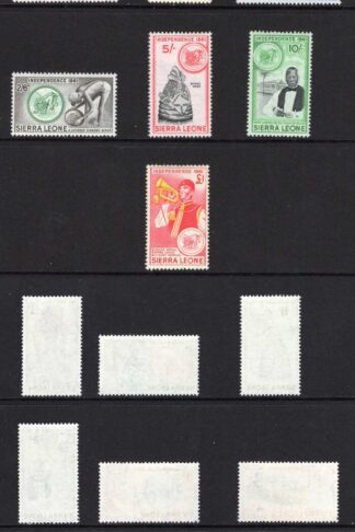 Sierra Leone SG223/35 1961 Set of 13 SUPERB U/M Cat 30 pounds