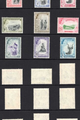 Swaziland SG53/65 1956 Set of 12 SUPERB U/M Cat 120 pounds