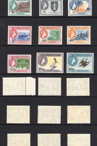 British Virgin Is SG149/61 Set of 13 SUPERB U/M Cat 120 pounds