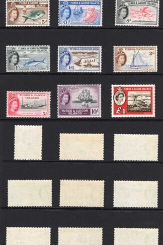 Turks and Caicos SG237/50 and SG253 Set of 15 SUPERB U/M Cat 120 pounds