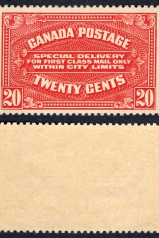 Canada Unitrade E2a 20c wet printing 41mm U/M (MNH)