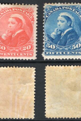 Canada SG115/6 1893 Set M/M with Fresh colour Cat 600 pounds
