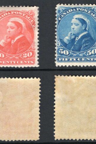 Canada SG115/6 1893 Set M/M with Fresh colour Cat 600 pounds