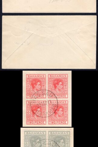 Bahamas SG152a 2d with Short T on Cover Cat 375 +++ RARE