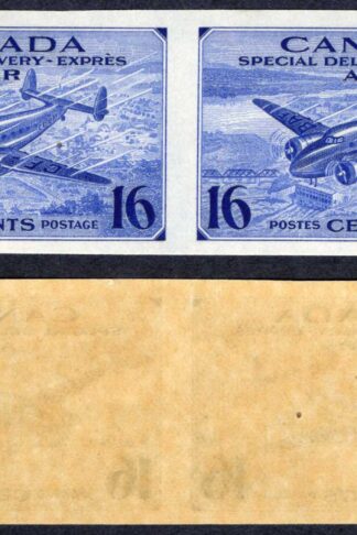 Canada SGS13 16c Special Delivery IMPERF PAIR U/M Cat 900 pounds