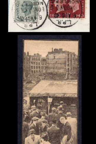 1941 BLITZ Mail with L.P.R./ 6 AUG 41/ LONDON C O/ MOBILE P.O./ NO. 1 CDS