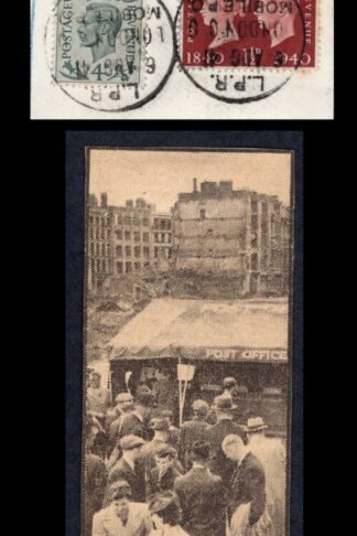 1941 BLITZ Mail with L.P.R./ 6 AUG 41/ LONDON C O/ MOBILE P.O./ NO. 1 CDS