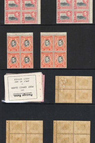 KUT SGSB3 1938 mint 3s40 booklet with the staples removed