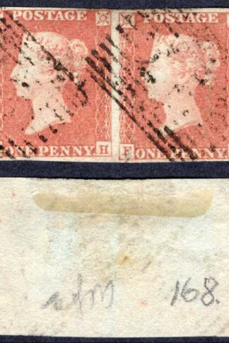 1841 Penny Red (FH/FI) Four Margin Pair