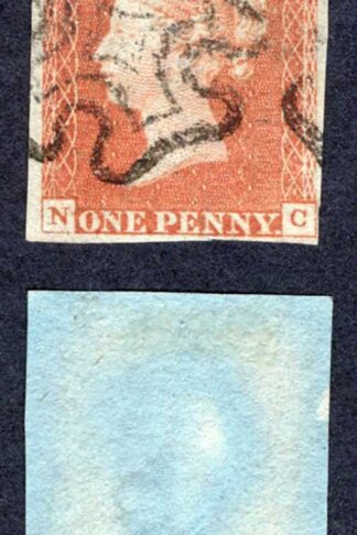 1841 Penny Red (NC) Plate 24 Fine Four Margins