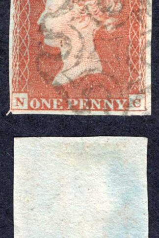 1841 Penny Red (NC) Plate 20 Fine Four Margins