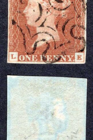 1841 Penny Red (LE) Plate 27 Fine Four Margins