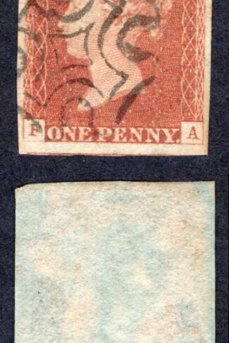 1841 Penny Red (FA) Plate XI Four Margins