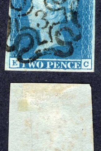 1841 2d (EC) SUPERB 3 in Cross Cat 650 pounds