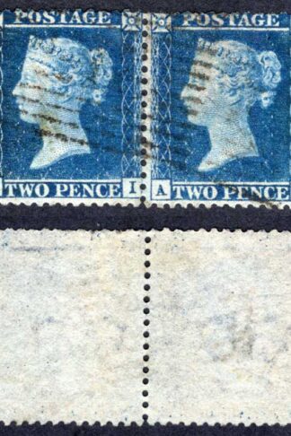 SG35 2d (AI/AJ) Plate 6 Wmk Large Crown Perf 14 AJ Creased Cat 100 pounds