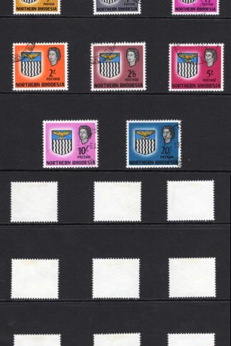 Northern Rhodesia SG75/88 set of 14 CDS used Cat 100 pounds