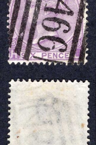 SG109 6d Mauve Plate 8 Cat 65 pounds