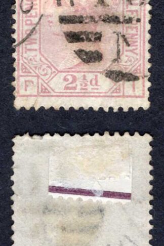 SG141 2 1/2d Rosy Mauve Plate 16 Wmk Orb Cat 40 pounds