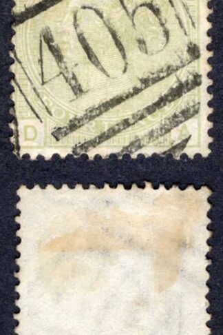 SG153 4d Sage-green Plate 16 Wmk Garter (faded) Cat 150 pounds