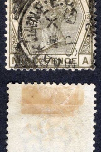 SG161 6d Grey Plate 18 Cat 60 pounds