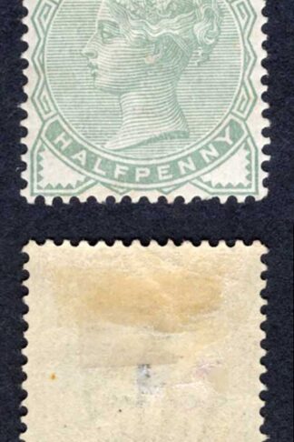 SG165 1/2d Pale Green M/M Cat 25 pounds