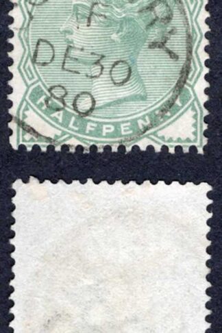 SG165 1/2d Pale Green CDS used Cat 10++ pounds