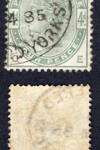 SG192 4d Lilac and Green Fine used Cat 100 pounds
