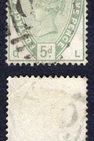 SG193 5d Lilac and Green (colour a little faded and corner crease) Cat 75 pound