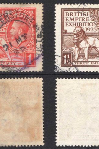 SG432-433 1925 Wembley Set used