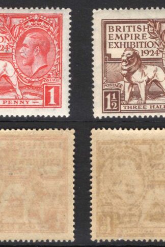 SG430-431 1924 Wembley Set U/M