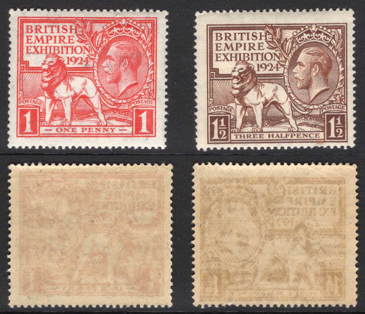 SG430-431 1924 Wembley Set U/M