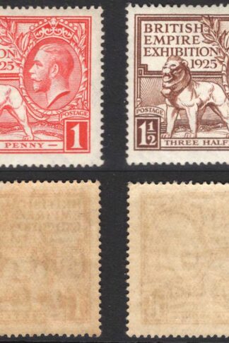 SG432-433 1925 Wembley Set U/M