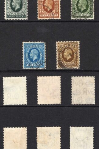 SG439/449 Photogravure Set 11 values Fine used