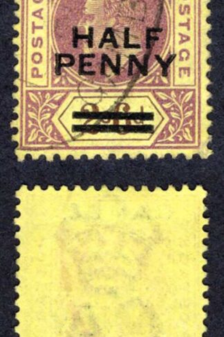 Gambia SG69 HALF PENNY on 2/6 Cat 75 pounds