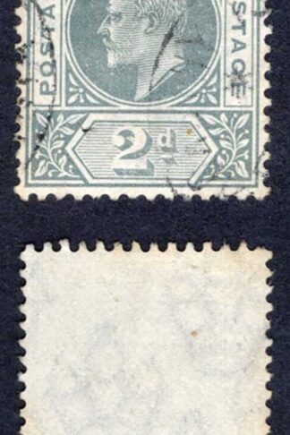 Gambia SG74a 2d Greyish Slate Dented Frame Cat 300 pounds