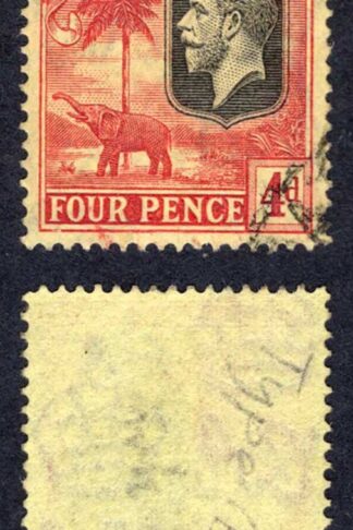 Gambia SG129 4d Wmk Script CDS used Cat 50 pounds