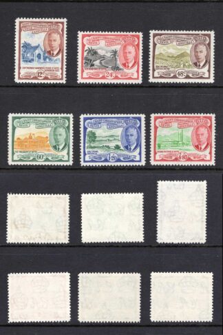 St Kitts-Nevis SG94-105 KGVI Set of 12 U/M Cat 42 pounds