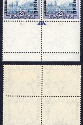 South Africa SGO23 2d Blue and Violet (20mm) Arrow Block Cat 300++ pounds