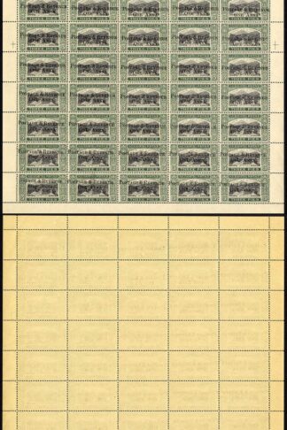IFS Soruth SG61/a 1a on 3p Sheet inc Missing P and Part O missing Cat 2060++