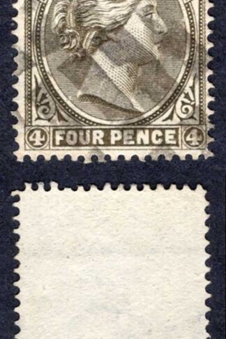 Falkland Is SG10w 4d Grey-black Wmk CA S/ways Cat 50 pounds