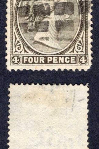 Falkland Is SG10x 4d Grey-black Wmk CA S/ways to the left Cat 60 pounds