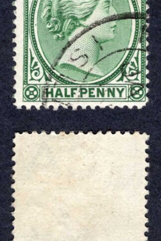 Falkland Is SG17c 1/2d Dull yellowish green Wmk CA Upright CDS